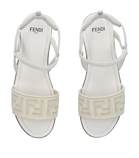 fendi double strap sandals